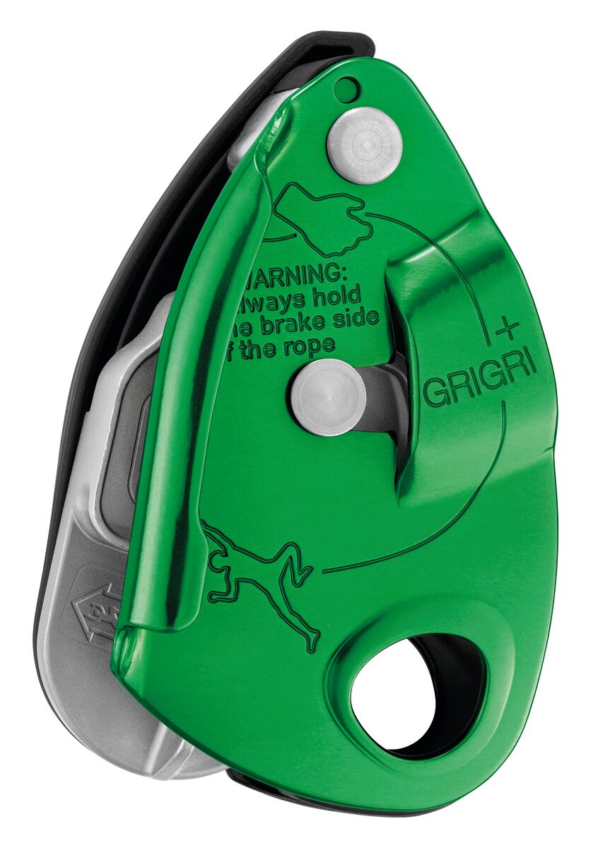 Petzl Grigri+ Belay Device, Green Green