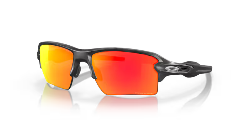 Oakley Flak 2.0 Xl Sunglasses, Black Camo/ruby