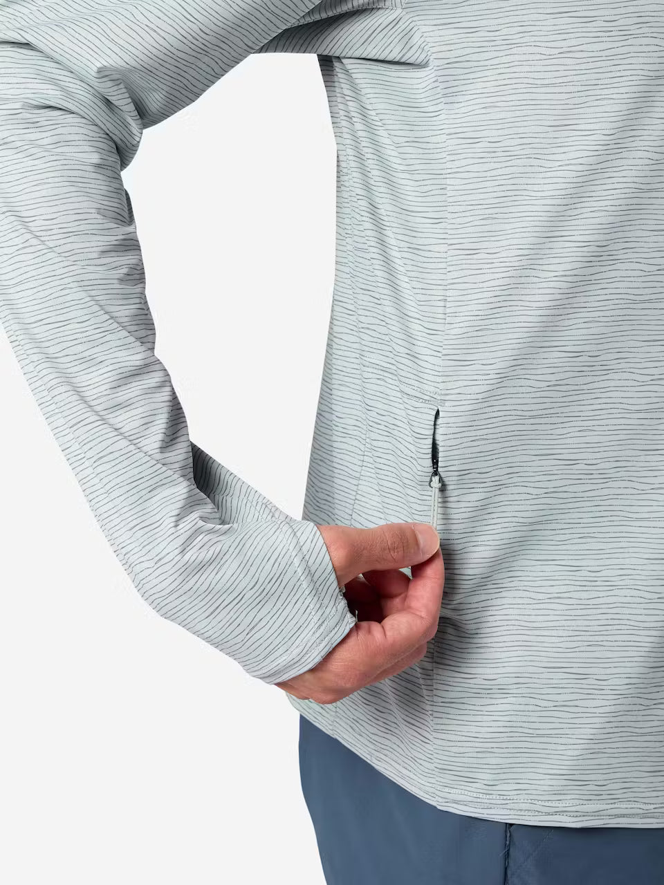 Marmot Mens Airexchange Upf 50 Long Sleeve Crew Boulder crck frqncy