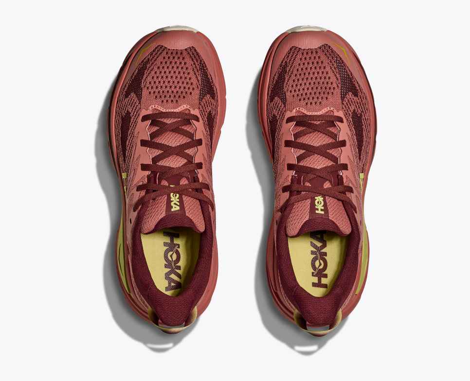 Hoka Challenger 8 Womens Shoe Blush/dark cedar