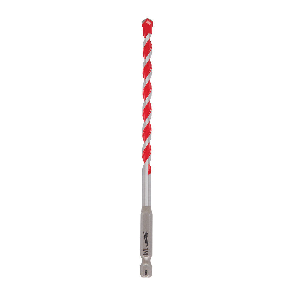 Milwaukee 1/4 In. X 4 In. X 6 In. Shockwave Carbide Hammer Drill Bit