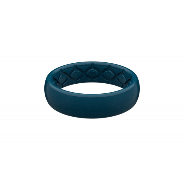Groove Life Ring Satin Dark Ocean Thin Blue