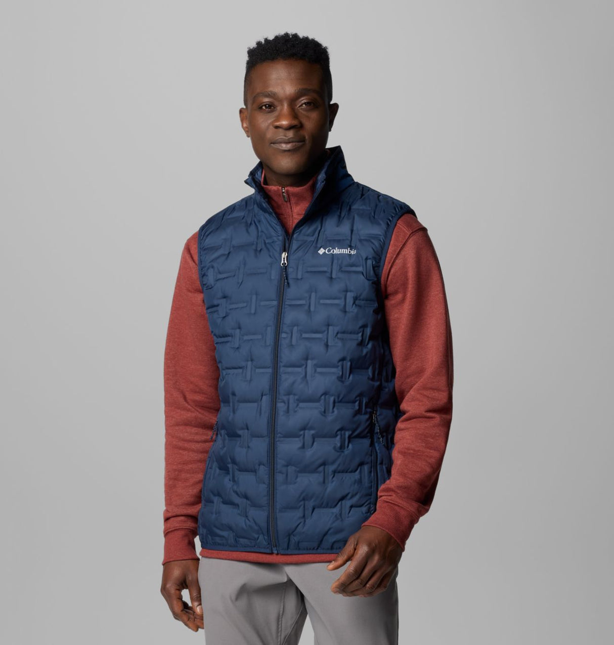 Columbia Mens Delta Ridge Ii Down Vest Collegiate navy