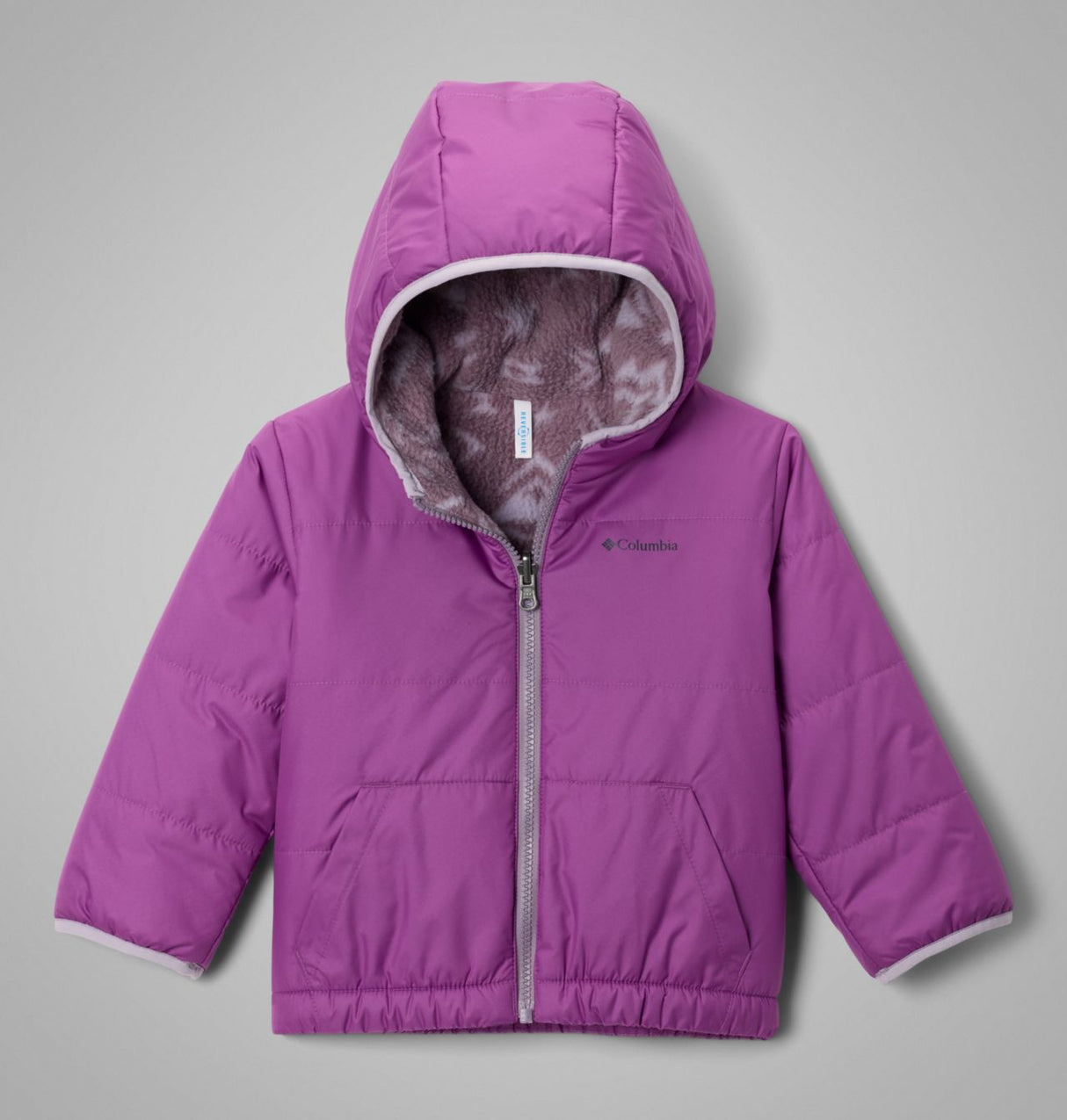 Columbia Toddler Double Trouble Iii Jacket Rzle/shl prp pkd tnl