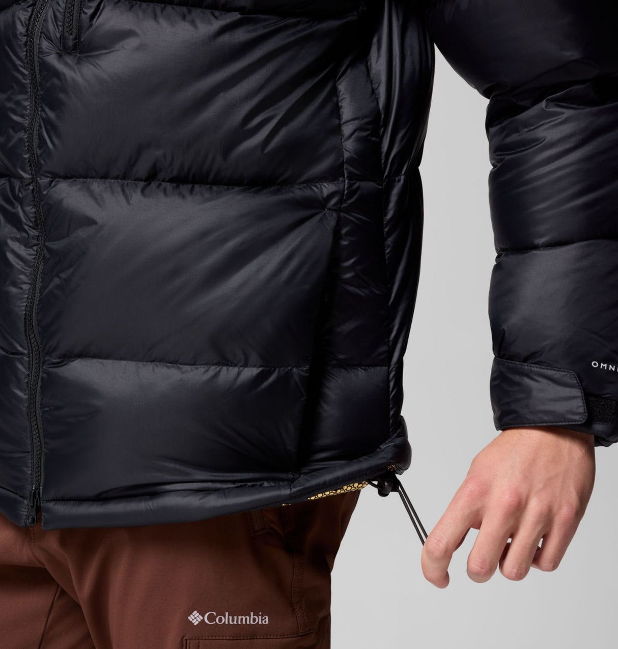 Columbia Mens Cloudview Down Hooded Jacket Black