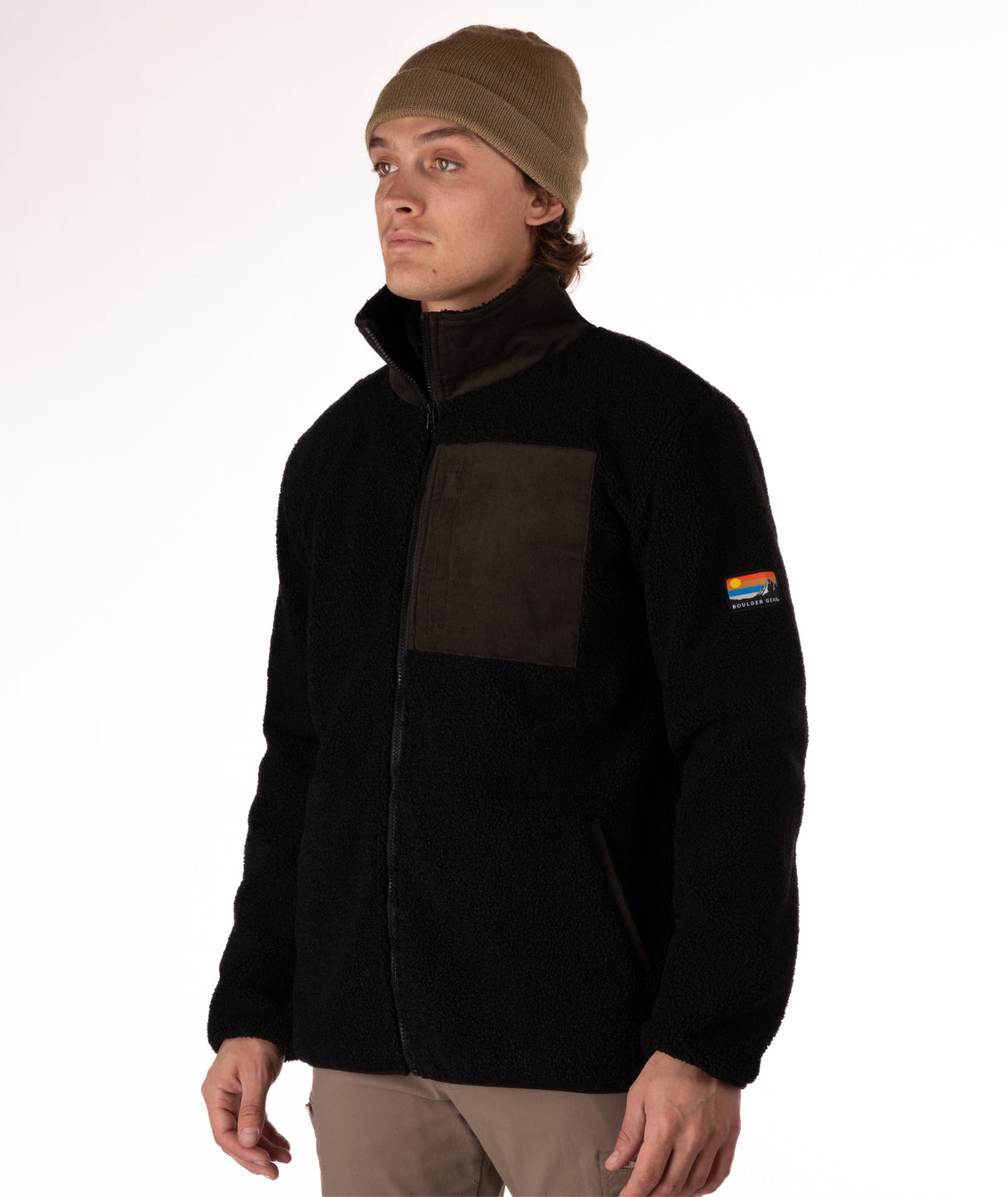 Boulder Gear Mens Bodhi Fleece Jacket Black