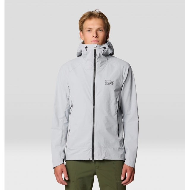Mountain Hardware Mens Chockstone Alpine Lt Hooded Jacket Glacial
