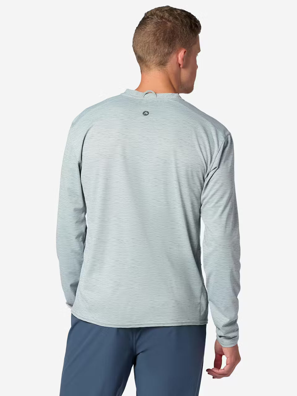 Marmot Mens Airexchange Upf 50 Long Sleeve Crew Boulder crck frqncy
