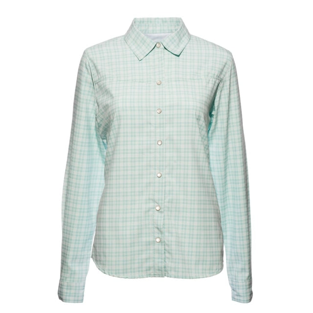 Noble Outfitters Cool Flow Long Sleeve Shirt Sea Breeze Plaid