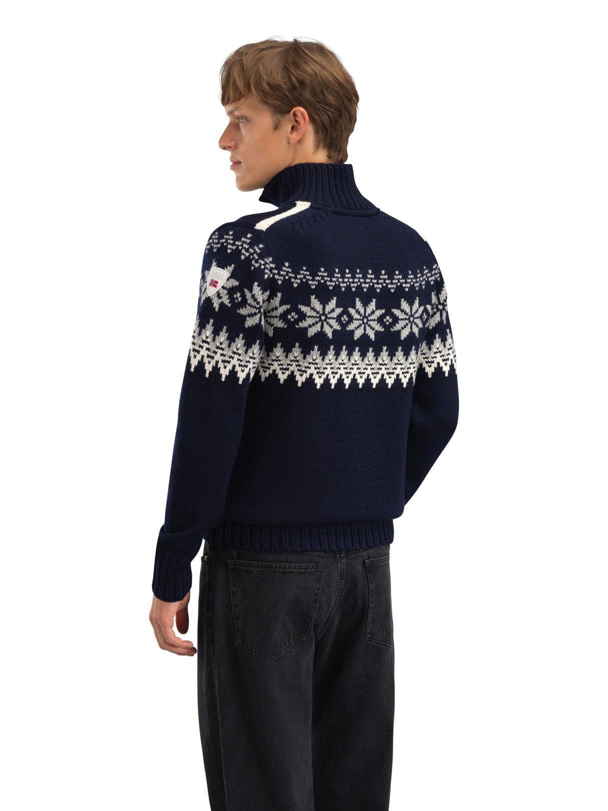 Dale Of Norway Mens Myking Sweater Nvyoffwhtltcharcoal