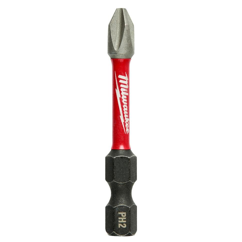 Milwaukee Shockwave 2 In. Impact Phillips #2 Power Bits (5 Pk)