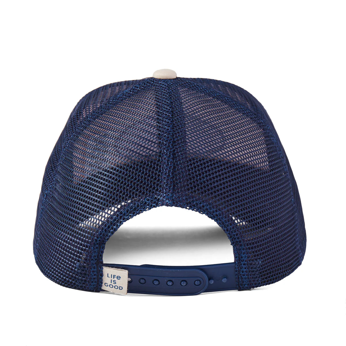 Life Is Good Adult LIG Oval Trucker - Birch White