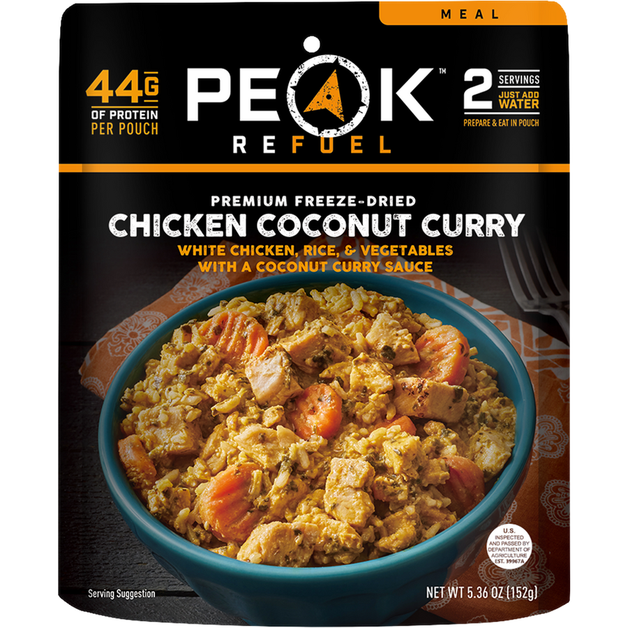 Peak Refuel Chicken Coconut Curry Freeze Dried Meal Ckn coconut curry