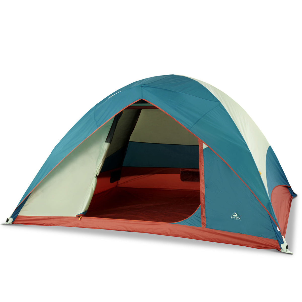 Kelty Discovery Basecamp 6-person Tent, Laurel Green, Stormy Blue Lrl grn/strmy blue