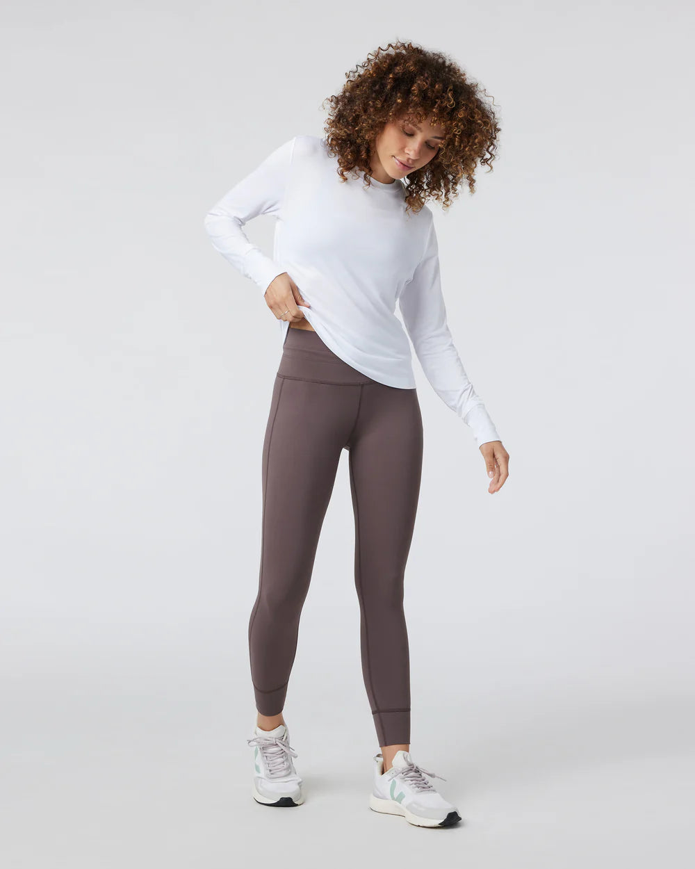 Vuori Daydream Crew Long-Sleeve - White