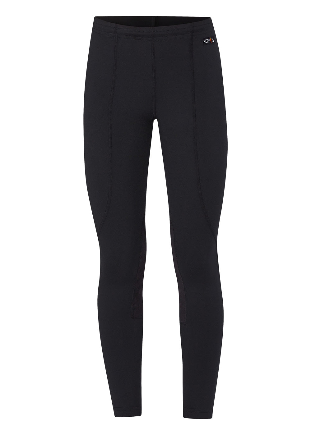 Kerrits Equestrian Apparel Kids Performance Knee Patch Riding Tight Black