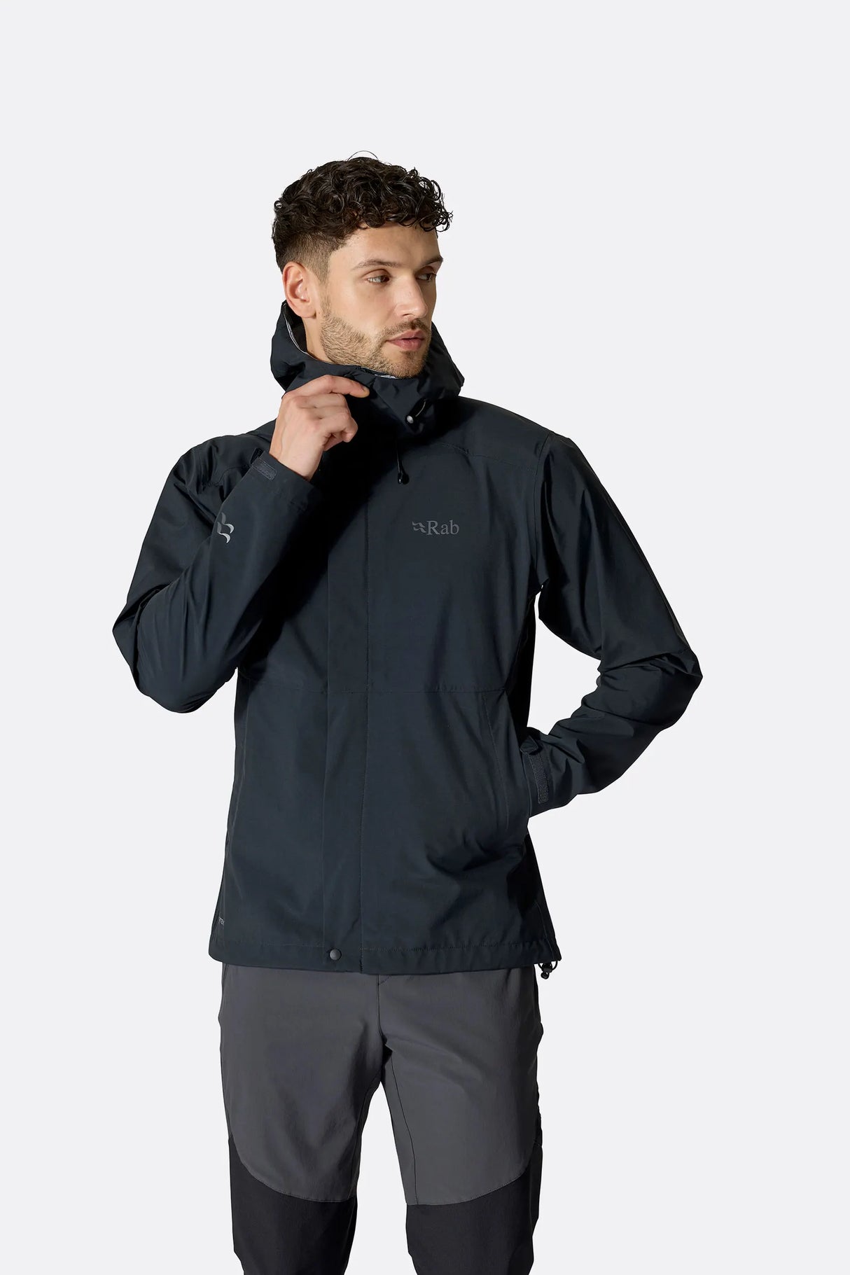 Rab Mens Firewall Waterproof Jacket - Light Khaki