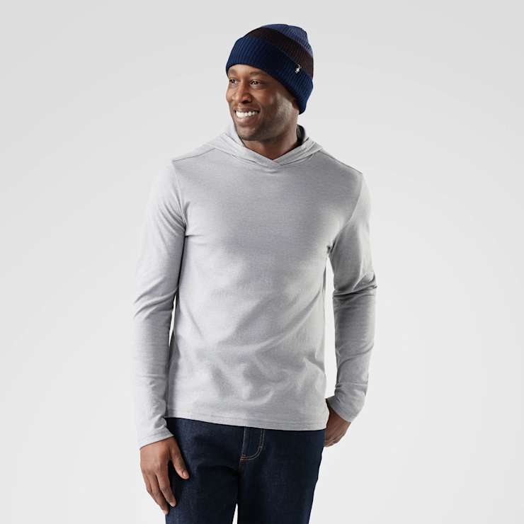 Smartwool Mens Hoodie ight gray heather / L