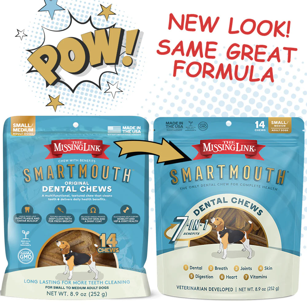 The Missing Link Smartmouth Dental Chew For Dogs