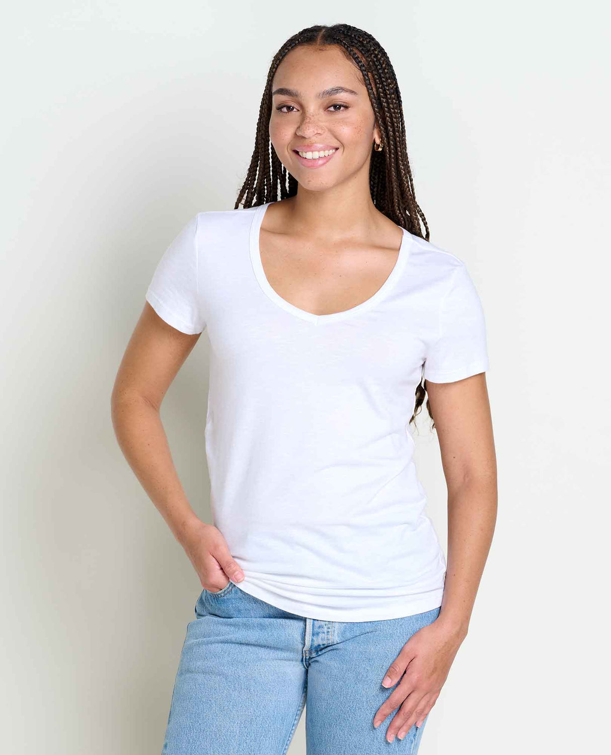 Toad & Co Marley II Short Sleeve Tee - True White True White