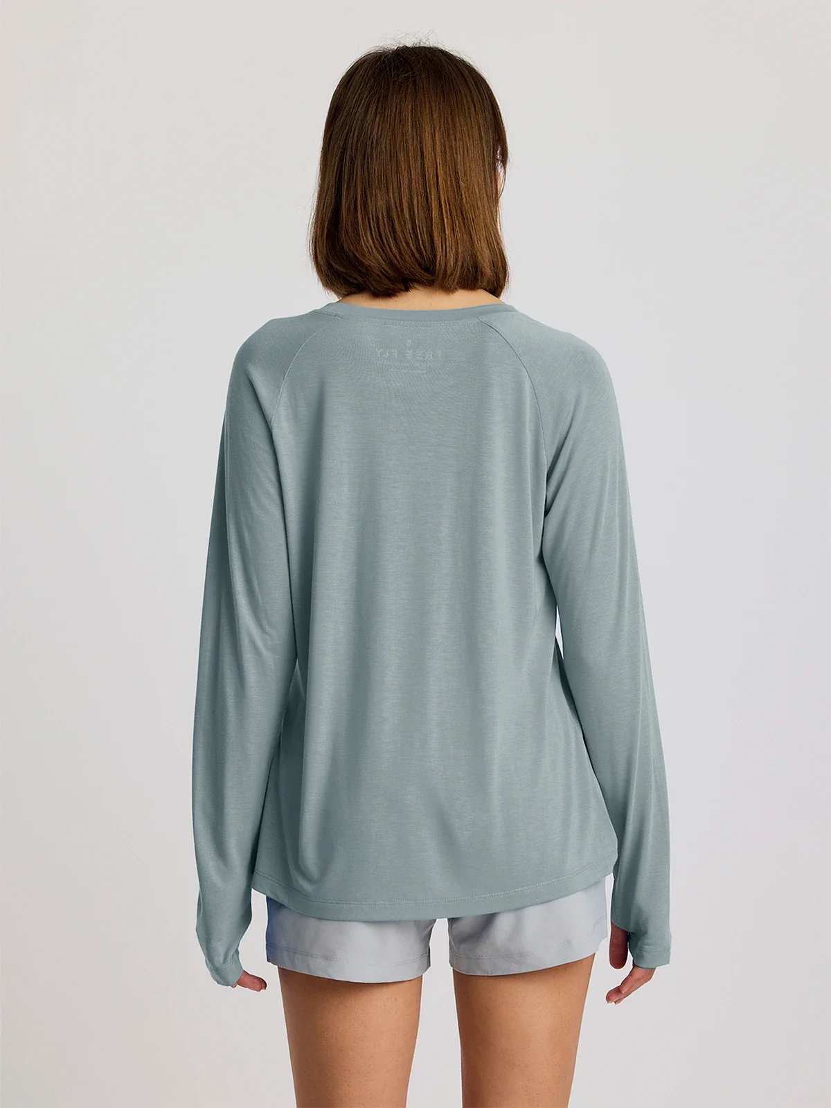 Free Fly Apparel Womens Bamboo Lightweight Long Sleeve II - Slate