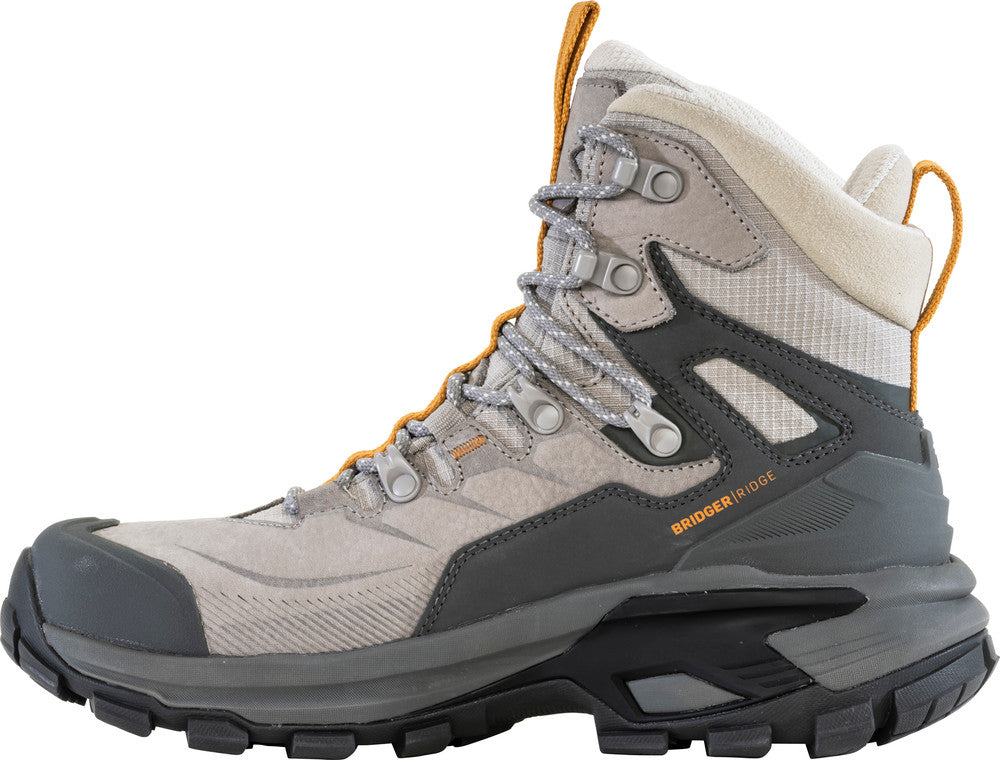 Oboz Footwear Womens Bridger Ridge Mid GTX Waterproof Boot - Drizzle