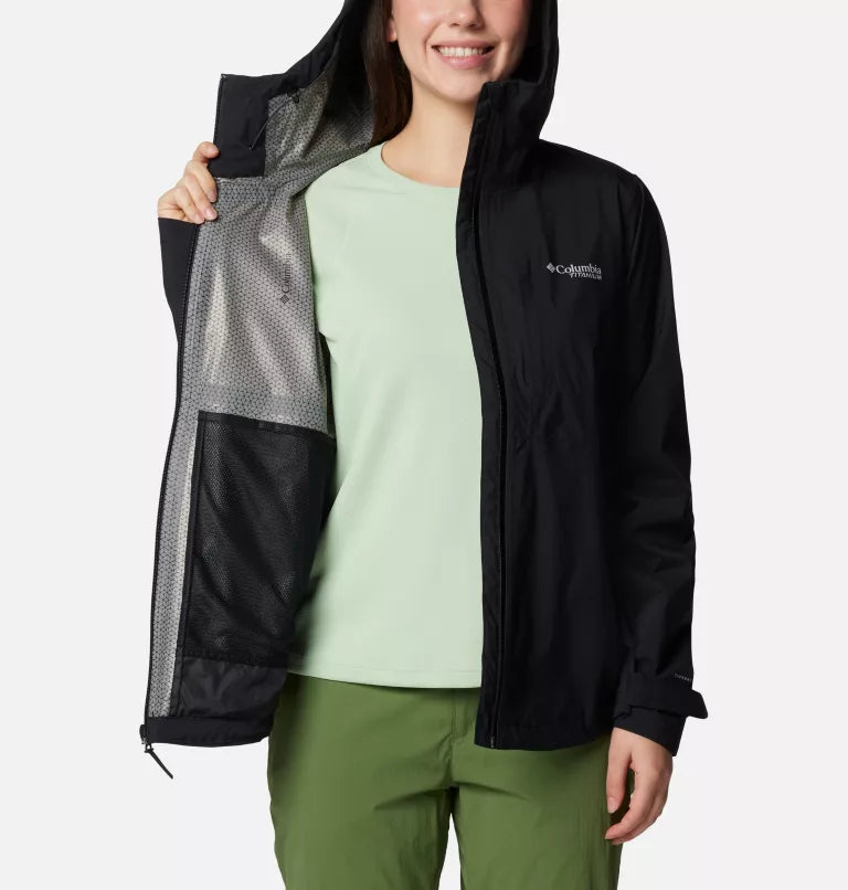 Columbia Womens Omni-Tech AmpliDry II Shell - Black