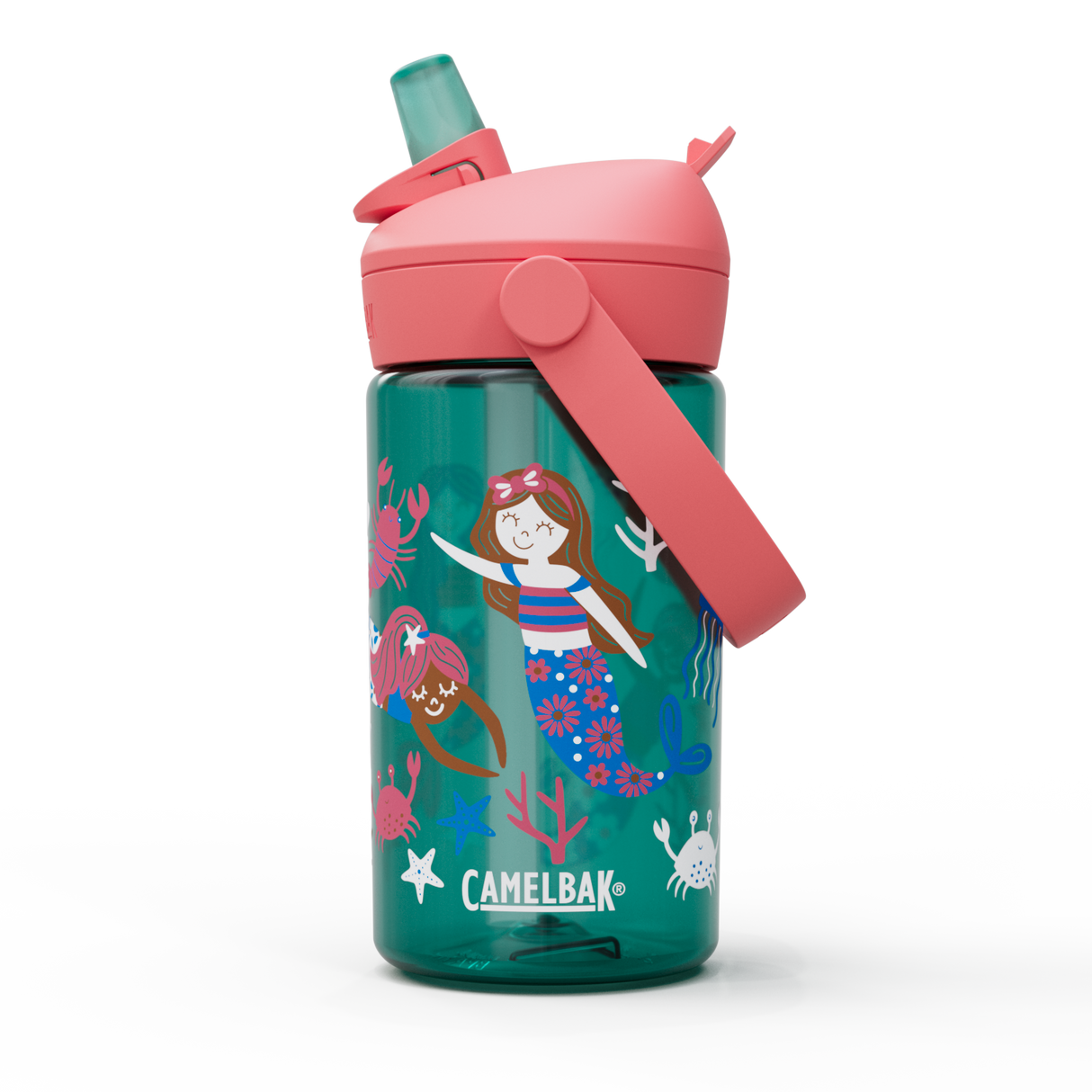 Camelbak Thrive Flip Straw Kids Bottle, Mermaid Friends/14oz Mermaid friends