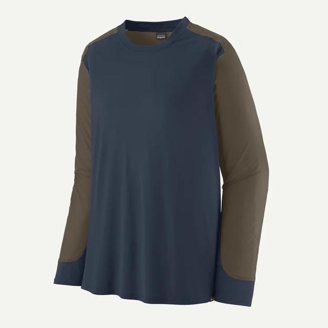 Patagonia Mens Long Sleeve Dirt Craft Bike Jersey Sunken blue