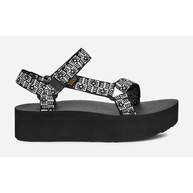 Teva Flatform Universal Sandal Crafted Floral Black/Grey