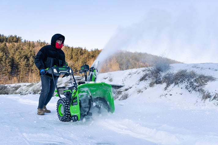 Green works 80V Two Stage Electric Snow Blower