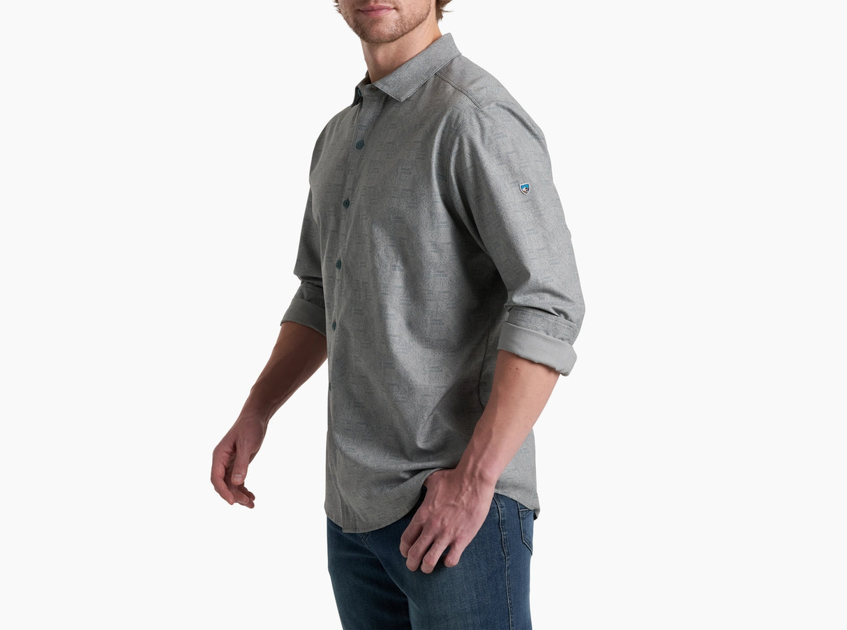 Kuhl Clothing Mens Kuhl Breeze Longsleeve Titanium