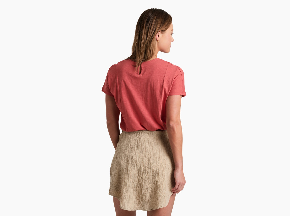Kuhl Clothing Womens Shayla Shortsleeve Crab apple