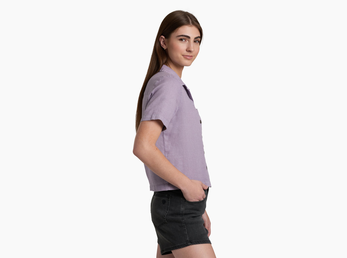 Kuhl Clothing Womens Louisa Shortsleeve Violet haze