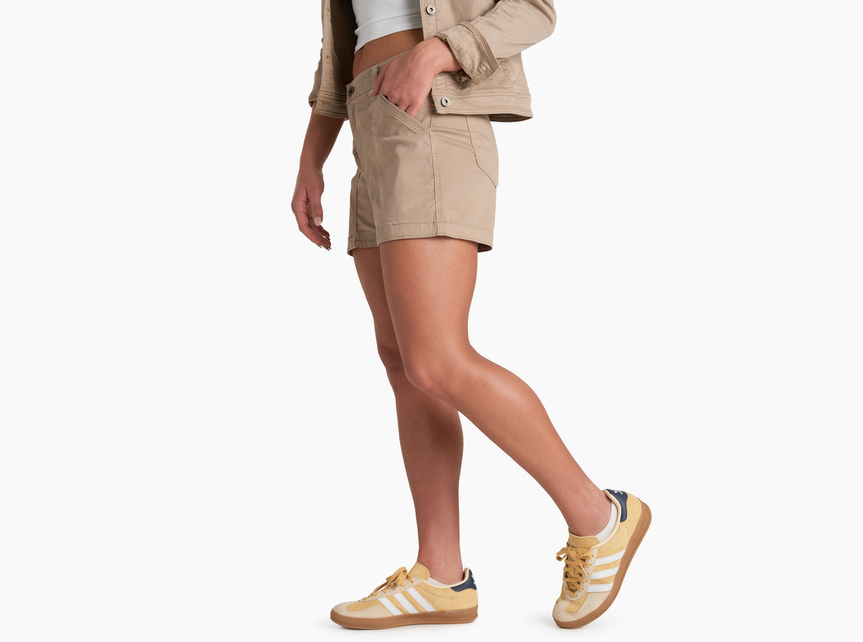 Kuhl Clothing Womens Kultivatr Short 4in Sand