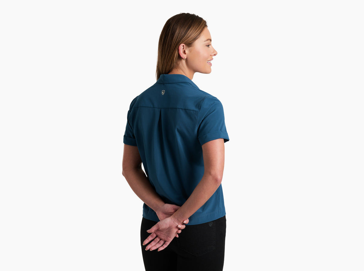 Kuhl Clothing Womens Vantage Travelr Shortsleeve Seaport