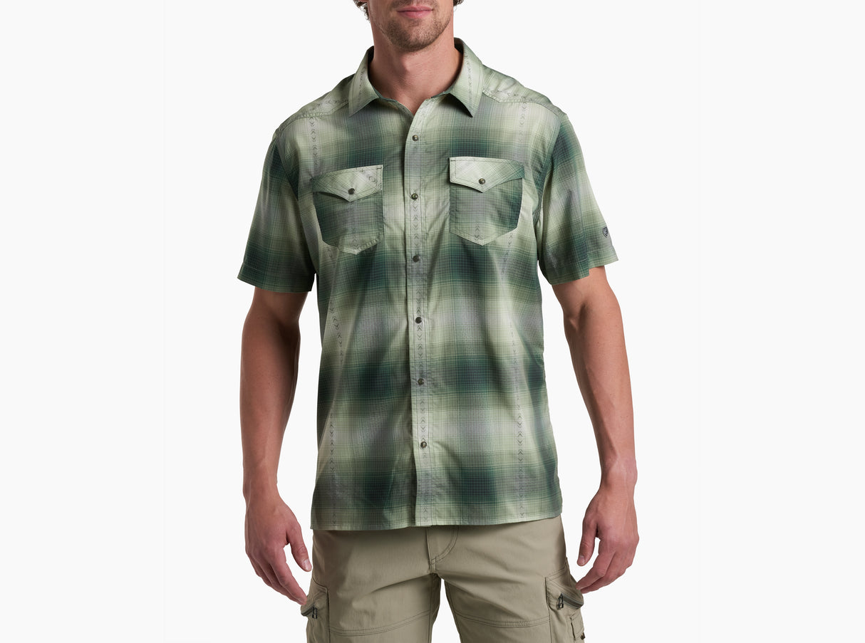 Kuhl Clothing Mens Konquer Shortsleeve Everglade green