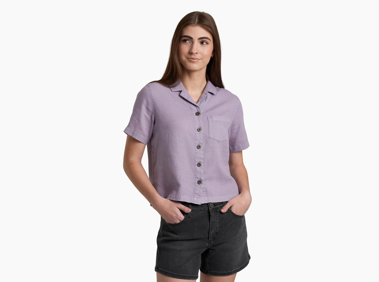 Kuhl Clothing Womens Louisa Shortsleeve Violet haze