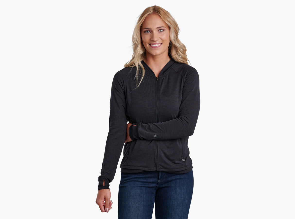 Kuhl Clothing Womens Inspira Full Zip Hoody Black