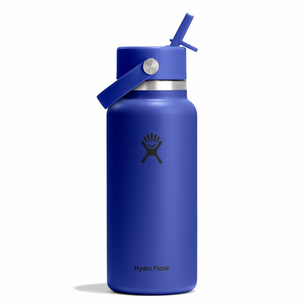 Hydro Flask Wide Flex Straw Cap Capri Blue 32oz Capri blue