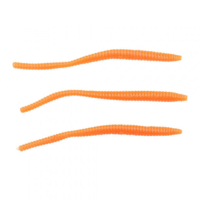Berkley PowerBait Power Floating Trout Worm Fluorescent Orange