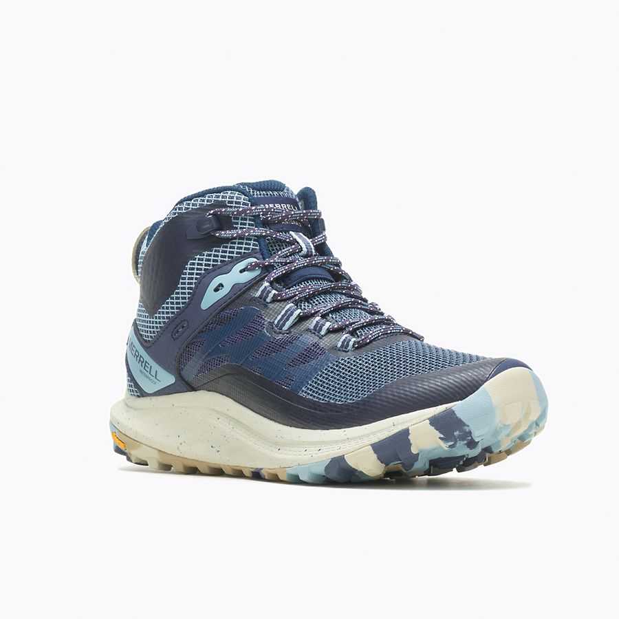 MERRELL Women's Antora 3 Mid Waterproof Boot SEA / / M