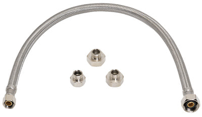 Homewerks 30 In. Universal Faucet Connector - Stainless Steel