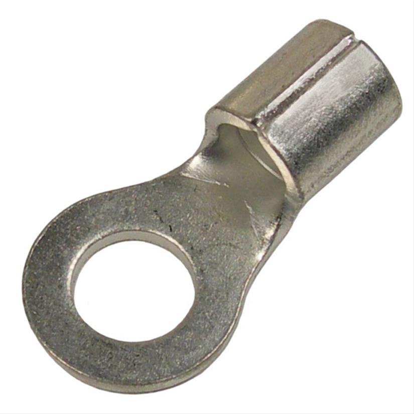 Pico Brazed Battery Terminal Lug Rings, 1/4in Stud, 8 AWG, 5 pack