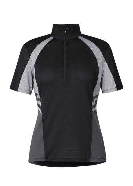 Kerrits Women's Always Cool Ice Fil Short Sleeve Shirt Black