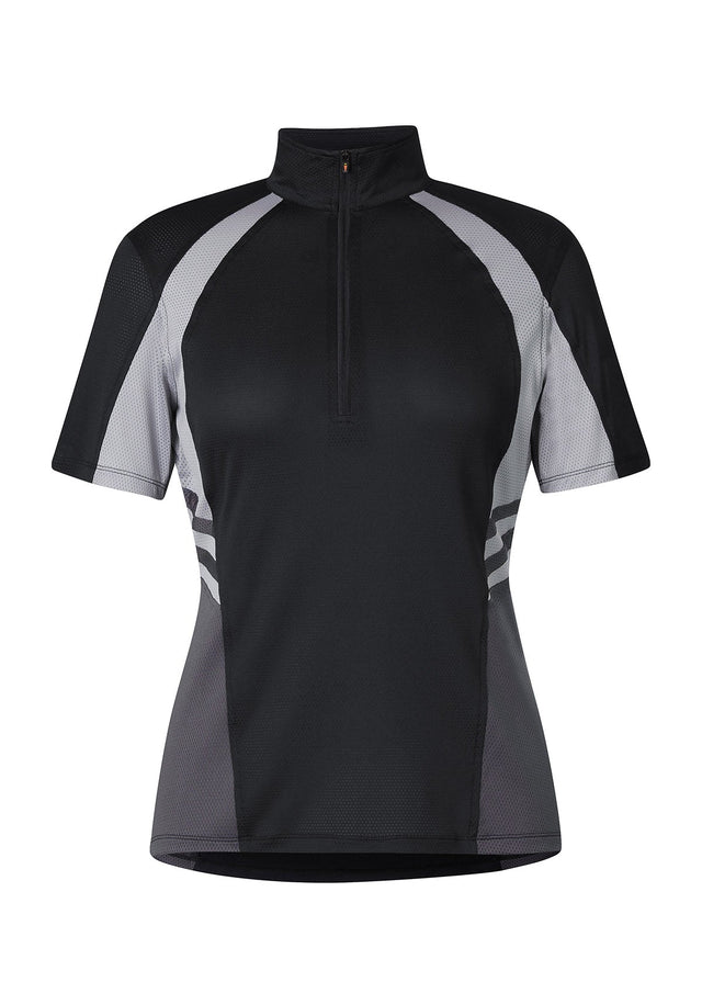 Kerrits Women's Always Cool Ice Fil Short Sleeve Shirt Black