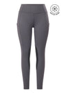 Kerrits Equestrian Apparel Fleece Lite II Knee Patch Tight Peppercorn Herringbone