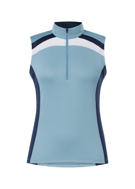 Kerrits Equestrian Apparel Top Rail Coolcore Sleeveless Riding Shirt - Seabreeze Seabreeze