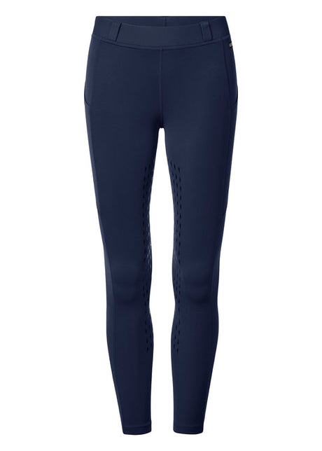 Kerrits Equestrian Apparel Kids Coolcore Silicone Full Leg Riding Tech Tight Nightsky