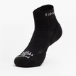 Thorlo Experia TechFit Light Cushion Ankle Sock - Black on Black Black on Black
